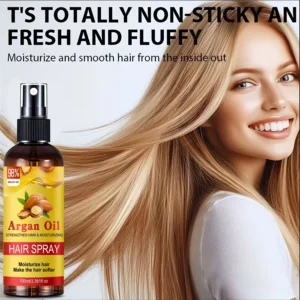 Argan Oil Hair Spray Moisturizing & Strengthening Treatment for Smooth Frizz-Free Hair 100ml