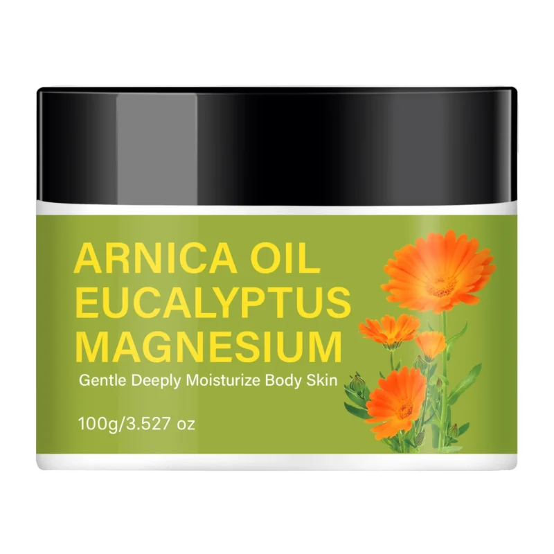 Arnica Eucalyptus Magnesium Cream for Joint & Skin Relief, Deeply Moisturizing Body Care 100g