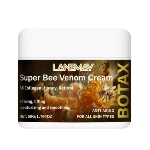Bee Venom Cream for Anti-Aging & Firming - LANEMAY BOTAX 5X Collagen & Retinol Face Moisturizer 50g