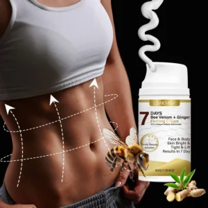 Bee Venom Ginger Firming Cream for Face & Body - Tightening & Lifting Skin Brightening Solution (50g)