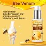 Bee Venom Joint Cream for Joint Care & Soothing Massage - LANEMAY 80g Fast Absorbing Formula