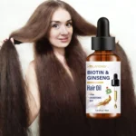 Biotin Ginseng Hair Oil for Root Strengthening and Frizz Control - 30ml LANEMAY Hair Treatment