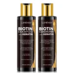 Biotin Keratin Shampoo and Conditioner Set for Hair Growth & Strengthening LANEMAY 200ml*2
