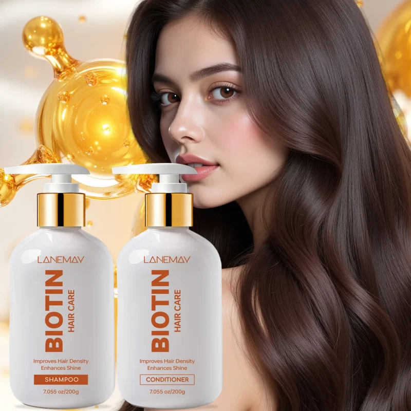 biotin-shampoo-conditioner-set-lanemay-spu1004173877525-1 Biotin Shampoo and Conditioner Set for Hair Growth and Thickening - LANEMAY Hair Care Duo 200g*2