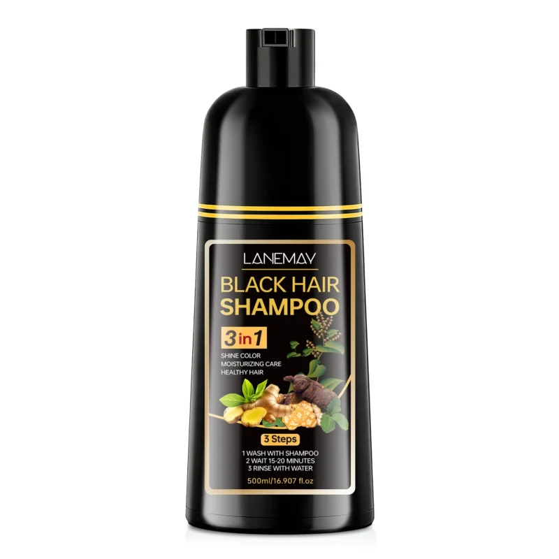 Black Hair Shampoo 3 In 1 Dye Spu1002979681972 5
