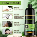 Black Hair Shampoo Lanemay 3in1 Spu977707754065 3