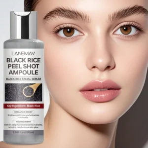 Black Rice Facial Serum LANEMAY Rejuvenating Ampoule for Skin Brightening & Deep Hydration (100ml)