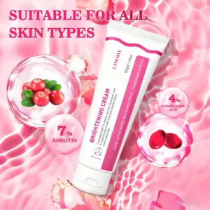 Brightening Cream LANEMAY 7% Arbutin & 4% Tranexamic Acid Face Moisturizer for Even Skin Tone 60g
