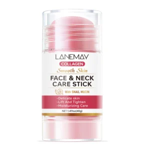 Collagen Snail Mucin Face & Neck Care Stick - Lifting & Moisturizing Anti-Wrinkle Balm 40g
