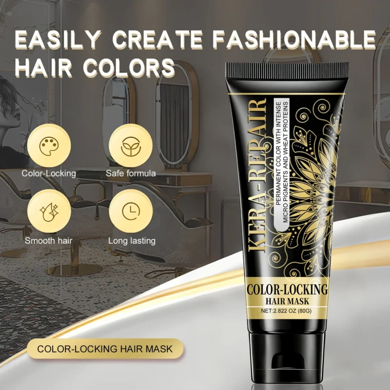 color-locking-hair-mask-kera-repair-spu1012708332958-1 Color-Locking Hair Mask LANEMAY KERA-REPAIR Wheat Protein Repair Treatment for Dyed Hair 80g