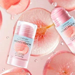 Cracked Heel Care Stick LANEMAY Honey Peach Foot Moisturizing Balm for Dry Repair 40g