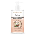 Daily Nourishing Body Lotion with Coconut Oil & Shea Butter - 24H Deep Moisture & Firming Care - 300ml
