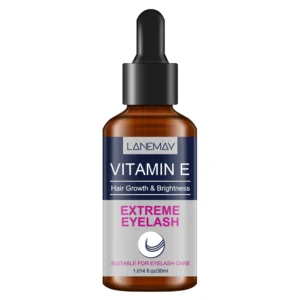 Eyelash Growth Serum with Vitamin E for Longer Thicker Lashes 30ml LANEMAY