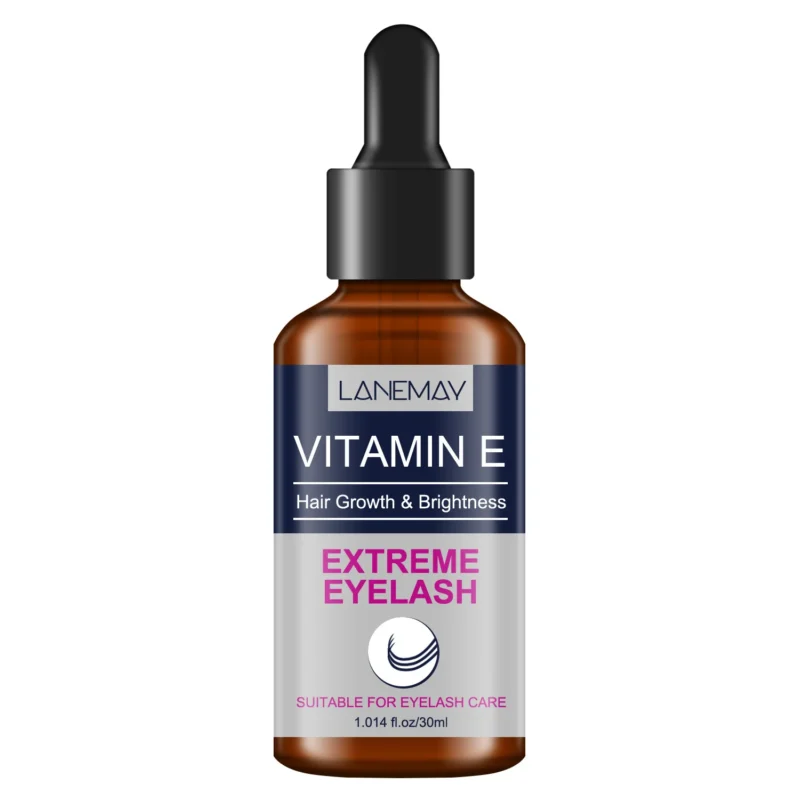 Eyelash Growth Serum with Vitamin E for Longer Thicker Lashes 30ml LANEMAY