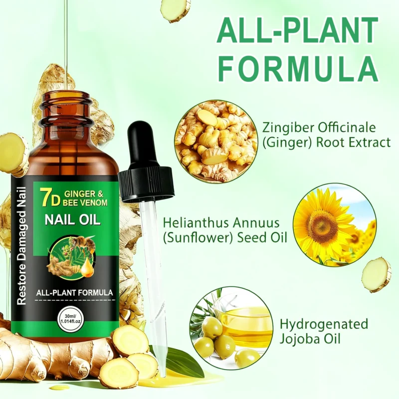 Ginger Bee Venom Nail Repair Oil 30ml Spu980511527317 2
