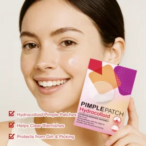 Hydrocolloid Pimple Patches - Invisible Acne Cover for Blemishes and Spot Treatment (144 Dots, 4 Sizes)