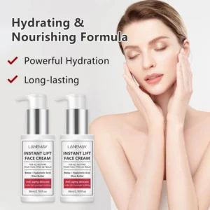 Instant Lift Face Cream for Anti-Aging and Firming - LANEMAY Hyaluronic Acid & Shea Butter Moisturizer (80ml)