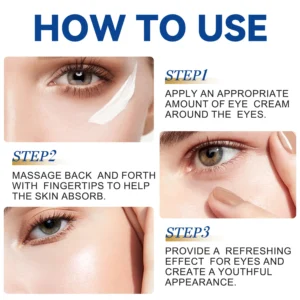 Instant Lifting Eye Cream with Collagen & Q10 - Firming, Anti-Wrinkle & Hydrating Eye Treatment, 50ml
