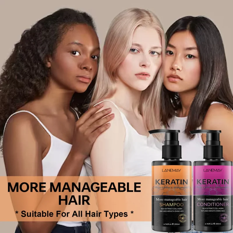 Keratin Shampoo Conditioner Set Frizz Control Spu1011869979696 2