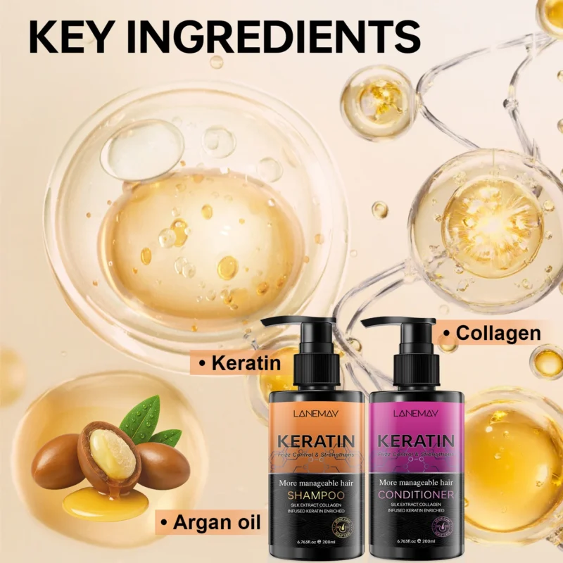 Keratin Shampoo Conditioner Set Frizz Control Spu1011869979696 4
