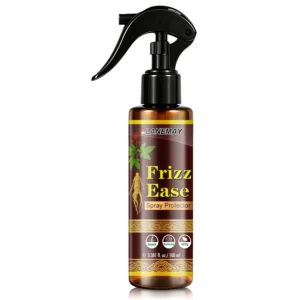 Anti-Frizz Hair Spray Protector - LANEMAY Smoothing Leave-In Moisturizer with Hyaluronic Acid & Shea Butter, 100ml