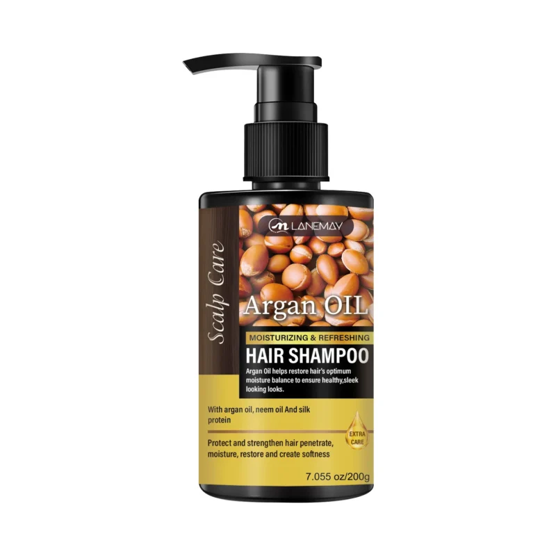 Argan Oil Shampoo for Scalp Care and Moisturizing Hair Strength 200g