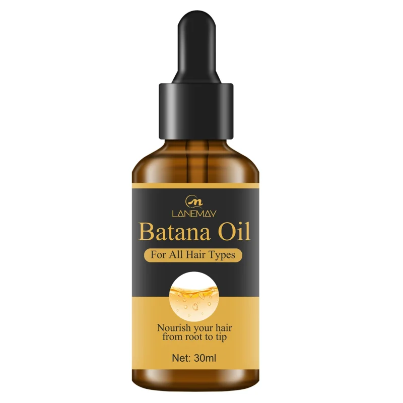 Batana Oil Hair Serum - Deep Scalp Nourishment & Frizz Control - Vitamin E Enriched Treatment for Dry Damaged Hair (30ml)