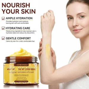 Bee Venom Face Cream - LANEMAY Brightening Moisturizer with Retinol, Collagen & Hyaluronic Acid (120g)