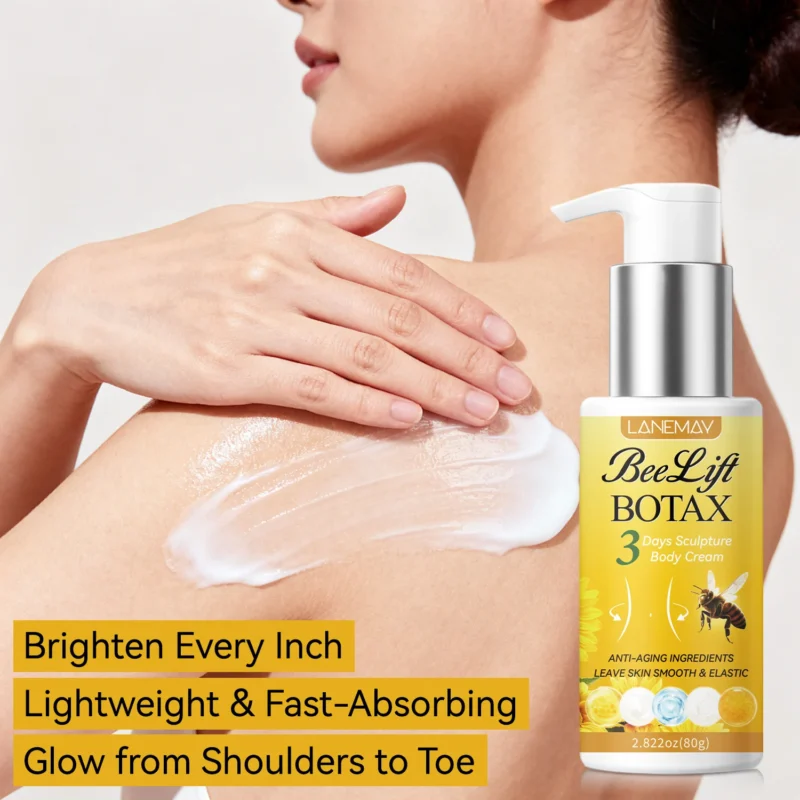 lanemay-bee-venom-firming-body-cream-sculpture-spu1019361300050-1 LANEMAY Bee Venom Firming Body Cream - 3 Days Sculpture Anti-Aging Moisturizer for Cellulite & Crepey Skin with Collagen & Hyaluronic Acid (80g)