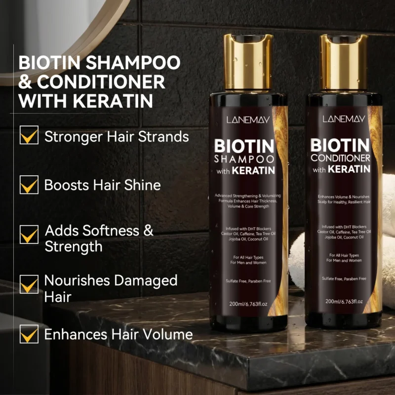 Lanemay Biotin Keratin Shampoo Conditioner Set Spu1003080916850 4