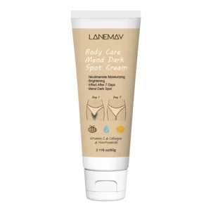 LANEMAY Body Brightening Cream 60g - Niacinamide & Vitamin C Dark Spot Corrector for Underarms, Knees & Private Parts - Moisturizing Repair Lotion