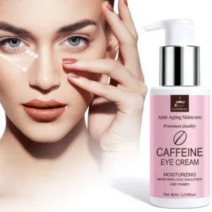 Caffeine Eye Cream for Dark Circles and Puffiness - LANEMAY Anti-Aging Moisturizing & Firming Eye Treatment (80ml)