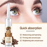 LANEMAY Caffeine Eye Cream - Anti-Aging Under Eye Treatment for Dark Circles & Puffiness with Peptides & Hyaluronic Acid (10g)