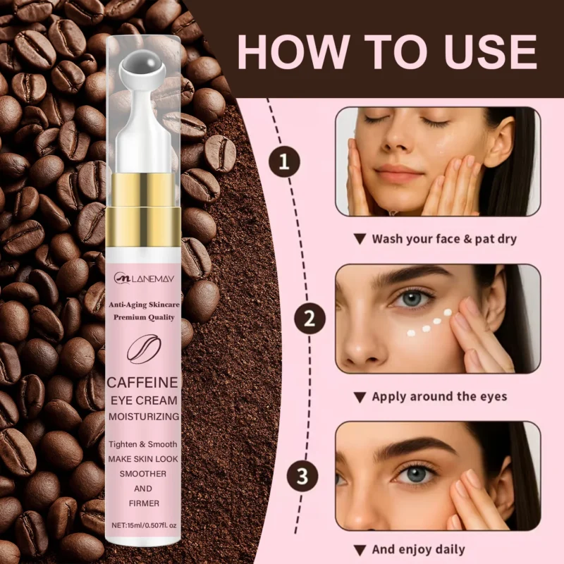 Lanemay Caffeine Eye Cream Roller Anti Aging Spu1000897580336 3