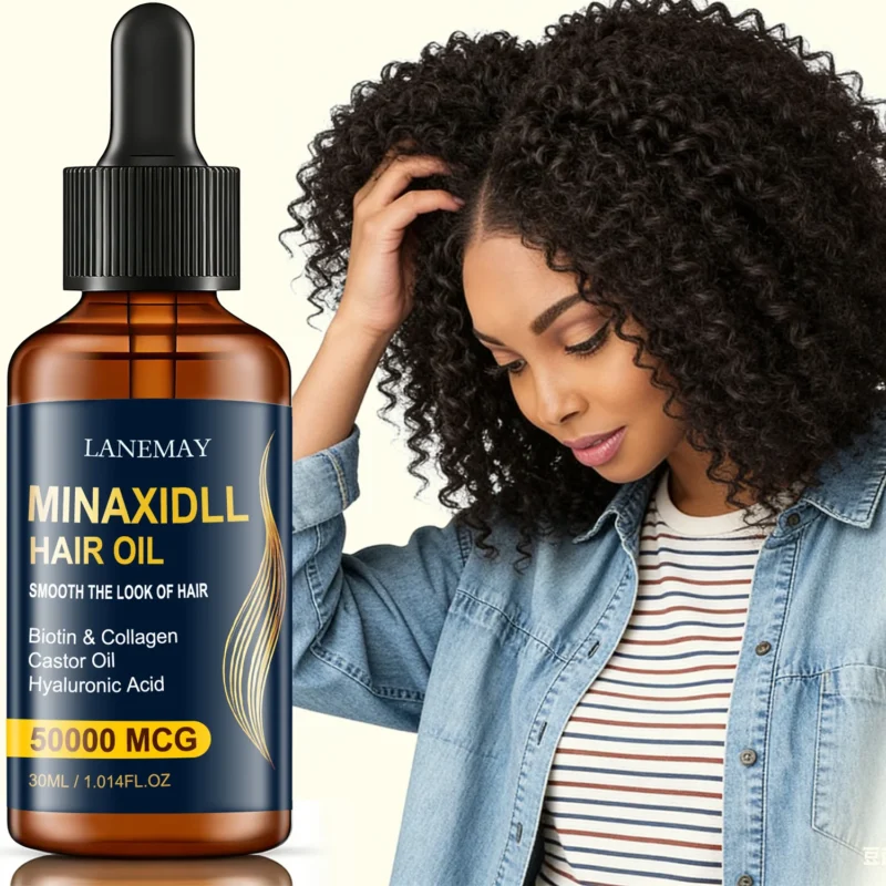 Castor Oil Hair Growth Oil with Biotin & Collagen for Dry Damaged Hair Repair 30ml