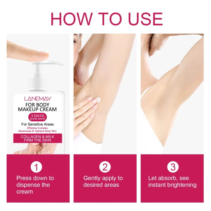 Lanemay Collagen Milk Body Whitening Cream Spu1003573209131 4
