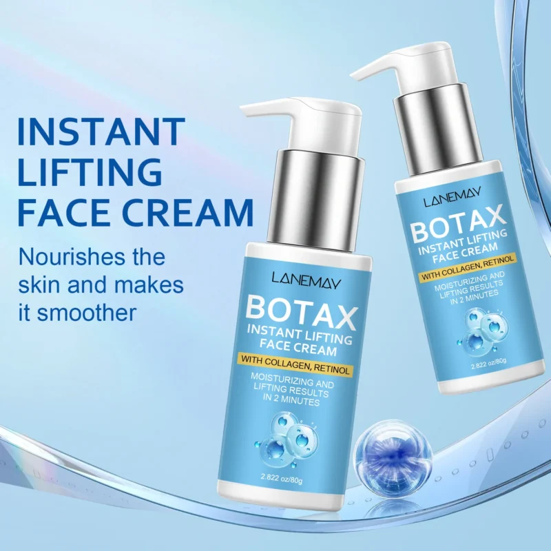 Collagen Retinol Face Cream - LANEMAY Instant Lifting & Firming Moisturizer with Botax Effect (80g)