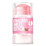 LANEMAY Cracked Heel Hydrating Stick - Peach Scented Foot Balm for Dry Cracked Feet, Elbows & Knees - Non-Greasy Moisturizing Repair (40g)