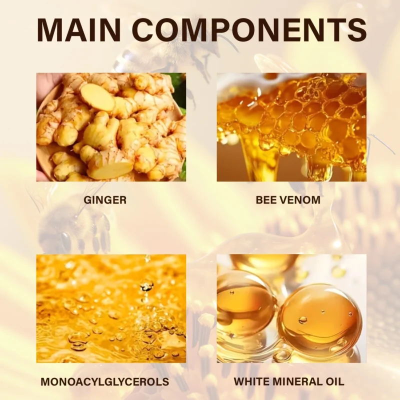 Lanemay Ginger Bee Venom Firming Hot Cream Body Massage Spu1011184018160 2