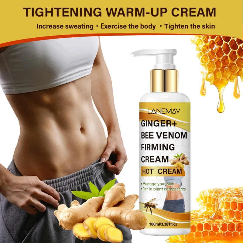 Lanemay Ginger Bee Venom Firming Hot Cream Body Massage Spu1011184018160 3
