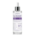 LANEMAY Glutathione Niacinamide Ampoule Serum 100ml - Brightening & Pore Tightening Facial Essence with Centella Asiatica for Even Skin Tone