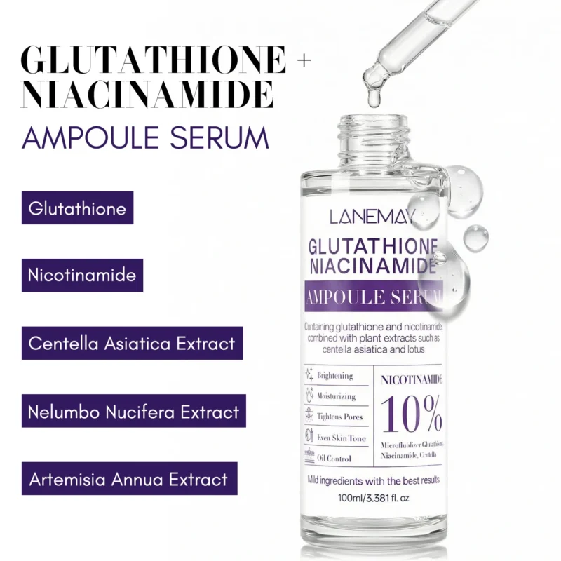 Lanemay Glutathione Niacinamide Ampoule Serum 100ml Spu1012755927125 3