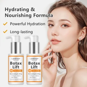 Instant Face Lift Cream by LANEMAY - 60 Seconds Tightening Moisturizer with Collagen Retinol & Bee Venom (80ml)