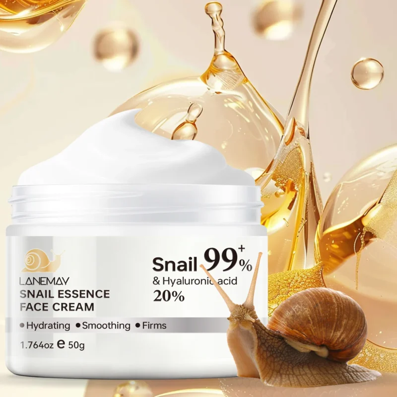 Lanemay Snail Mucin Face Cream Hyaluronic Acid Moisturizer Spu998547017218 2