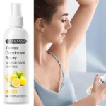 Tawas Deodorant Spray Lemon Scent 24H Odor Control with Aloe Vera & Green Tea 100ml