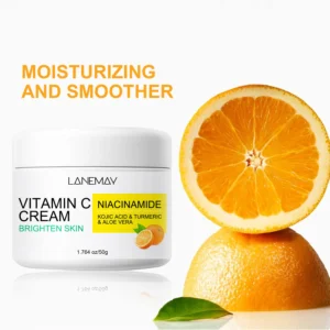 Vitamin C Niacinamide Face Cream for Brightening and Firming with Kojic Acid & Turmeric 50g