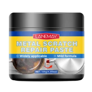 Metal Scratch Repair Paste LANEMAY Polishing Cream for Steel and Ironware 120g