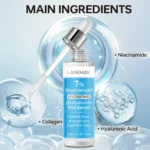 Niacinamide Hyaluronic Acid Serum for Face Hydrating & Pore Tightening - 100ml Brightening Essence with 7% Niacinamide