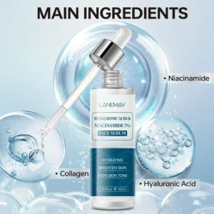 Niacinamide Hyaluronic Acid Face Serum 7% Brightening and Hydrating Skin Care 100ml