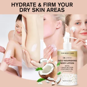 Nourishing Body Lotion with Shea Butter and Coconut Oil for 24-Hour Hydration 300ml